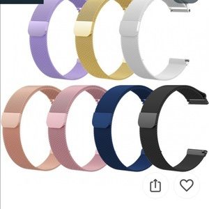 Fitbit Versa magnetic bands blue and purple
